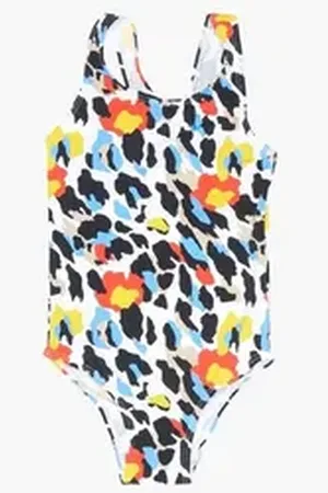Happy Socks Badeanzug Kinder Mädchen Badeanzug, Kids Swimsuit Leopard Druck