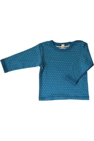 Leela COTTON Langarmshirt Wendelangarmshirt blau 86/92