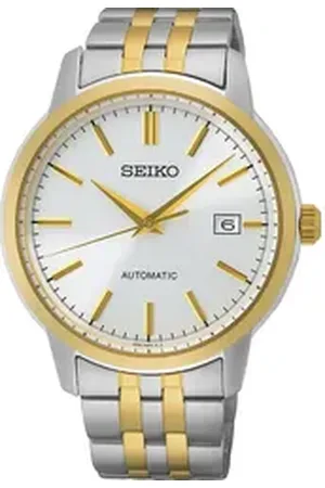 Seiko Automatikuhr SRPH92K1, Armbanduhr, Herrenuhr, Datum, Edelstahlarmband silberfarben