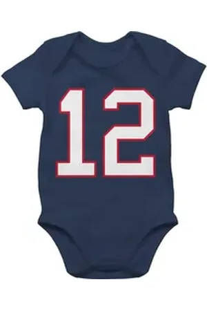 Shirtracer Shirtbody Football New England 12 Sport & Bewegung Baby blau 3/6 Monate