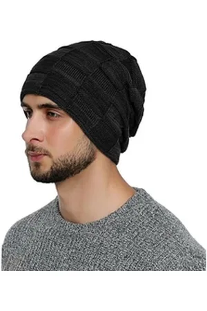 DonDon Beanie Herren Winter long Slouch (Packung, 1-St) Wintermütze, Beanie mit Flechtmuster und Teddyfleece grau|schwarz