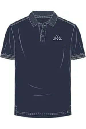 Kappa Poloshirt Poloshirt in großen Größen blau 6XL