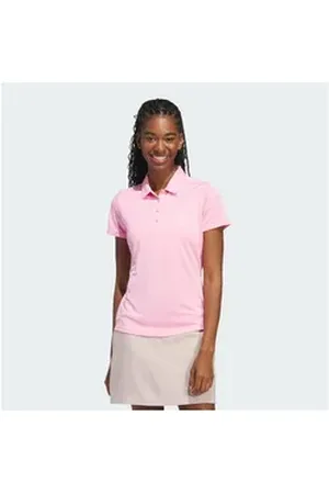 adidas Performance Poloshirt SOLID PERFORMANCE SHORT SLEEVE POLOSHIRT rosa L