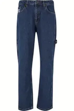 Karl Kani Bequeme Jeans Herren KK Retro Baggy Workwear Denim blau 32