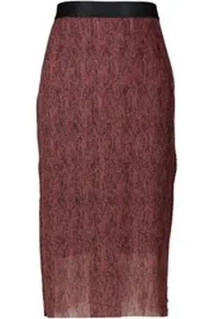HUGO BOSS Plisseerock Damen Plisseerock EVIBELLE_AOP (1-tlg) XL