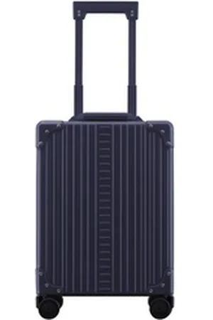 Aleon Handgepäck-Trolley Business, 4 Rollen, Aluminium blau