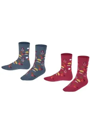 ESPRIT Socken Fungus 2-Pack (2-Paar) mit Bio-Baumwolle bunt 31-34
