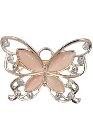 Firetti Brosche Schmuck Geschenk Ansteckschmuck Schmetterling rosa