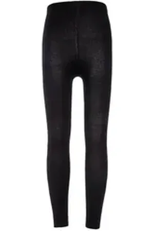 Ewers Strickstrumpfleggings Legging Uni schwarz 170-176