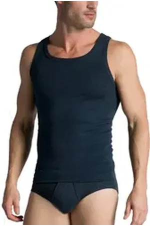 Götzburg Unterhemd Jeans 6er Pack (Spar-Pack, 6er-Pack) Feinripp blau 9
