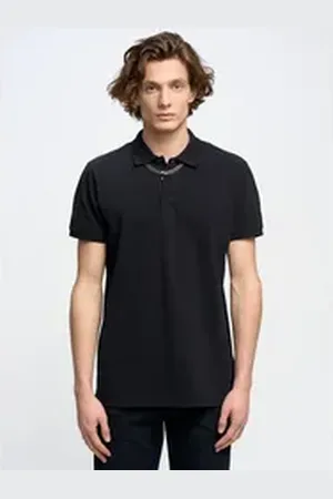 Big Star Poloshirt MARKOLINOS schwarz schwarz L