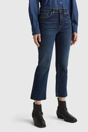 Benetton United Colors of Weite Jeans mit geradem Bein blau 32