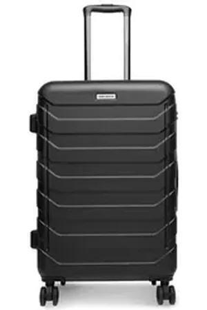 Gino Rossi Hartschalen-Trolley Mittlerer Koffer GIN-M-001-05-BLACK Schwarz schwarz