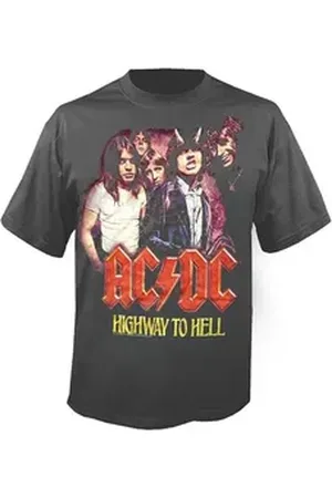 AC/DC Print-Shirt Highway to Hell T-Shirt grey solid S M L XL XXL S