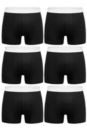 amaci Boxershorts 2. BEAU 6er Pack Boxershorts (6er-Pack) Herren Baumwolle Männer Unterhose Unterwäsche schwarz 4XL