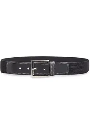 Ladeheid Stoffgürtel Kinder Gürtel Elastik-Gürtel 5-14 Jahre bis 85 cm P23 schwarz