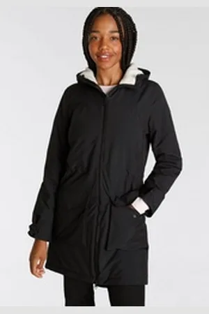 Jack Wolfskin Funktionsparka WINTER VILLAGE Windfeste & Wetterfeste Übergangsjacke schwarz XXL