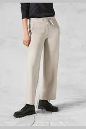 Street one Lederimitathose High Waist grau L