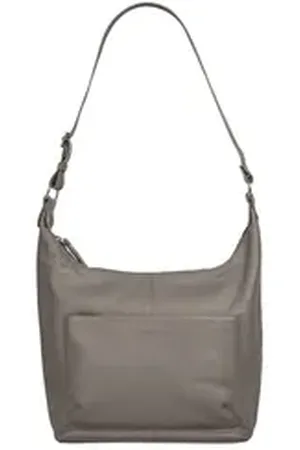 Bruno Banani Shopper, echt Leder grau
