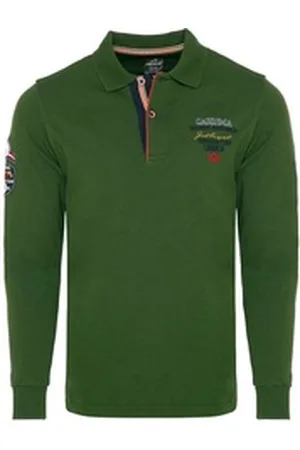 Carisma Poloshirt (1-tlg) mit Stickerei Expedition grün XL