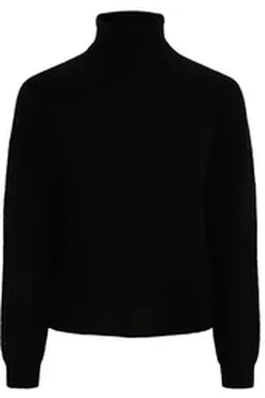Pieces® Rollkragenpullover Juliana (1-tlg) Plain/ohne Details schwarz M
