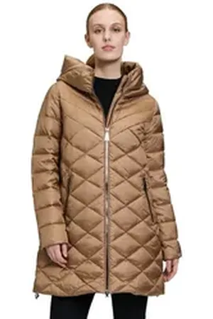 Betty Barclay Steppjacke Daunen-Steppjacke mit Kapuze braun 44