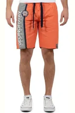 Geographical Norway Badehose Herren Badehose baqweenishi Men mit besonderem Look orange S