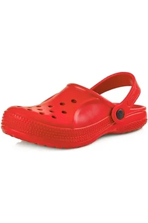 Ladeheid Kinder leichte EVA Clogs Gartenclogs Gartenschuhe KL055 Clog rot 30 EU