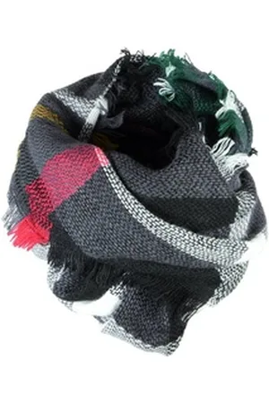 cosey Loop Bunter Schal (Loop-Schal), XL Größe in verschiedenen Farben schwarz
