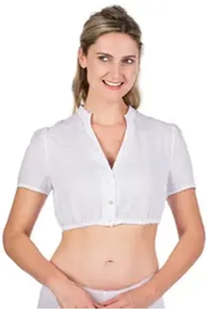 Hammerschmid Dirndlbluse Dirndlbluse - ASTRID KA - weiß weiß 32