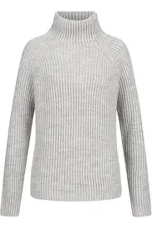 Drykorn Rollkragenpullover Pullover ARWEN mit Alpaka grau XS