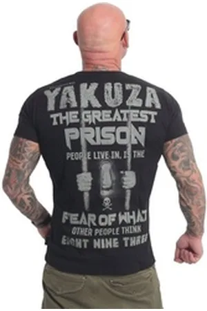 Yakuza T-Shirt Prison schwarz S