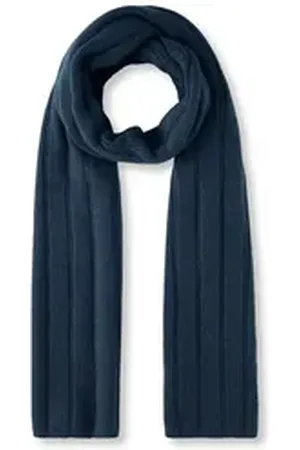 Falke Schal, (1-St), aus reinem Kaschmir blau