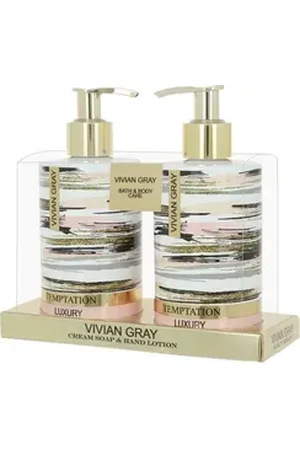Vivian Gray Hautreinigungs-Set Cremeseife & Hand Lotion je 250 ml goldfarben