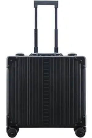 Aleon Business-Trolley Deluxe, 4 Rollen, Aluminium schwarz