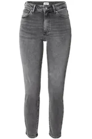 ONLY Regular-fit-Jeans (1-tlg) Plain/ohne Details grau 27