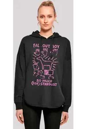 F4NT4STIC Kapuzenpullover Fall Out Boy Pink Dog So Much Stardust Premium Qualität schwarz S