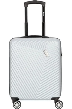 Mano Handgepäck-Trolley Don Carlo, 4 Rollen, ABS silberfarben