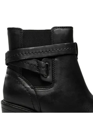 Clarks Stiefeletten Scene Star 261674624 Black Leather Stiefelette schwarz 37 EU