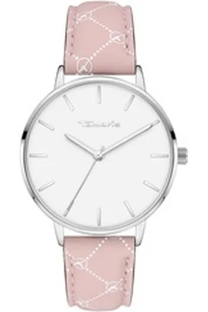 Tamaris Quarzuhr Echtleder rosa