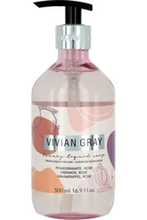 Vivian Gray Flüssigseife Seifenspender mit Creme Seife Pomegranate & Rose rosa