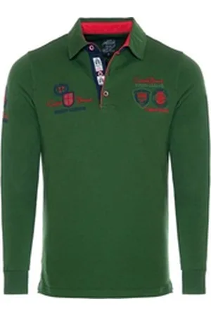 Carisma Poloshirt (1-tlg) mit Stickerei Rugby Team grün XL