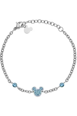 Disney Armband Kinder Armband Mickey Mouse © silberfarben blau blau