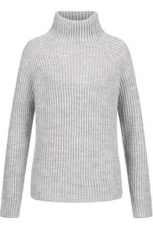 Drykorn Rollkragenpullover Pullover ARWEN mit Alpaka grau L