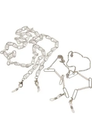 Urban classics Armband Unisex Multifunctional Chain With Pearls 2-Pack silberfarben