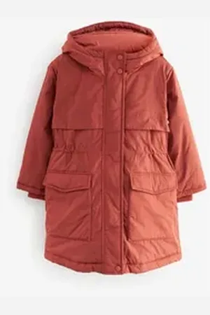 Next Parka Wasserabweisender doppellagiger Parka (1-St) goldfarben 128 (8 J.)