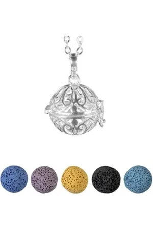cosey Schmuckset Aromatherapie Schmuck-Set mit 5 Lavasteinen