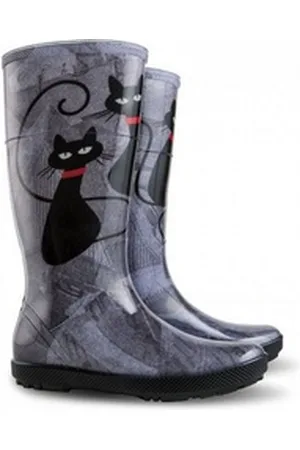 Demar Gummistiefel Regenstiefel HAWAI LADY EXCLUSIVE KATZE Gummistiefel 40 EU