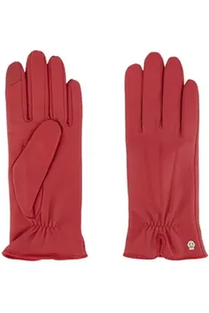 ROECKL SPORTS Lederhandschuhe Damen Lederhandschuhe ANTWERPEN TOUCH (2-St) rot 7,5