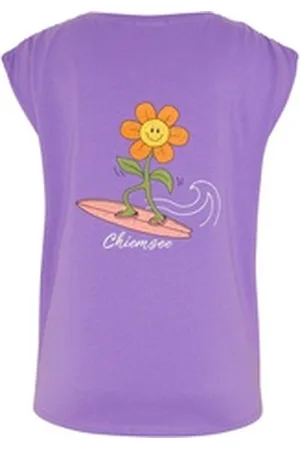 CHIEMSEE Spaghettitop Top mit Frontprint im Surf-Look 1 lila XS